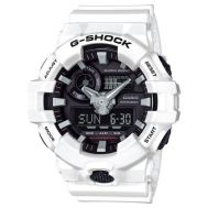 Casio G-Shock White Analogue/Digital Mens Sports Watch GA700-7A GA-700-7ADR GA-700-7ADR by 45 