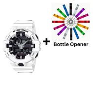 Casio G-Shock White Analogue/Digital Mens Watch GA700-7A GA-700-7A Bottle Opener Bundle GA-700-7ADR+BO by 45 