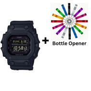Casio G-Shock Mens Basic Black Series Digital Solar Watch Extra-Large Case GX56BB-1 Bottle Opener Bundle GX-56BB-1DR+BO by 45 