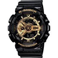 Casio G-Shock Analogue/Digital Mens Black/Gold Watch GA110GB-1A GA-110GB-1ADR GA-110GB-1ADR by 45 
