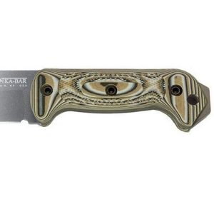 Ka-Bar Knife Unisex-Adult Becker G10 Handle Set BK2VZ, Grey KB BK2VZ  