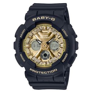 Casio Baby-G Matte Black/Gold Analogue/Digital Watch BA130-1A3 BA-130-1A3 BA-130-1A3DR  