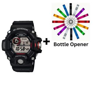 Casio G-Shock Rangeman Digital Mens Black Rangeman Watch GW-9400-1DR Bottle Opener Bundle GW-9400-1DR+BO by 45 