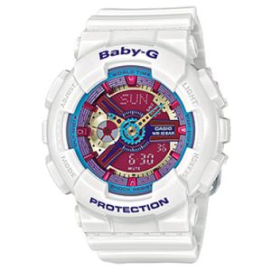 Casio Baby-G Analogue/Digital Female White Watch BA112-7A BA-112-7A BA-112-7ADR  