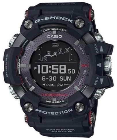 zelf impliceren Fraude Casio G-Shock Rangeman GPS Navigation Solar Bluetooth Black Digital Watch  GShock GPRB1000-1D GPR-B1000-1DR